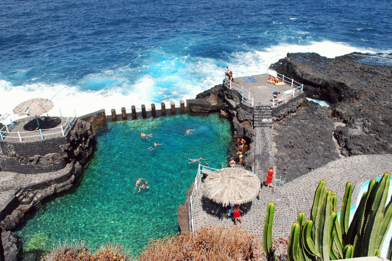 Piscine naturelle du Charco Azul