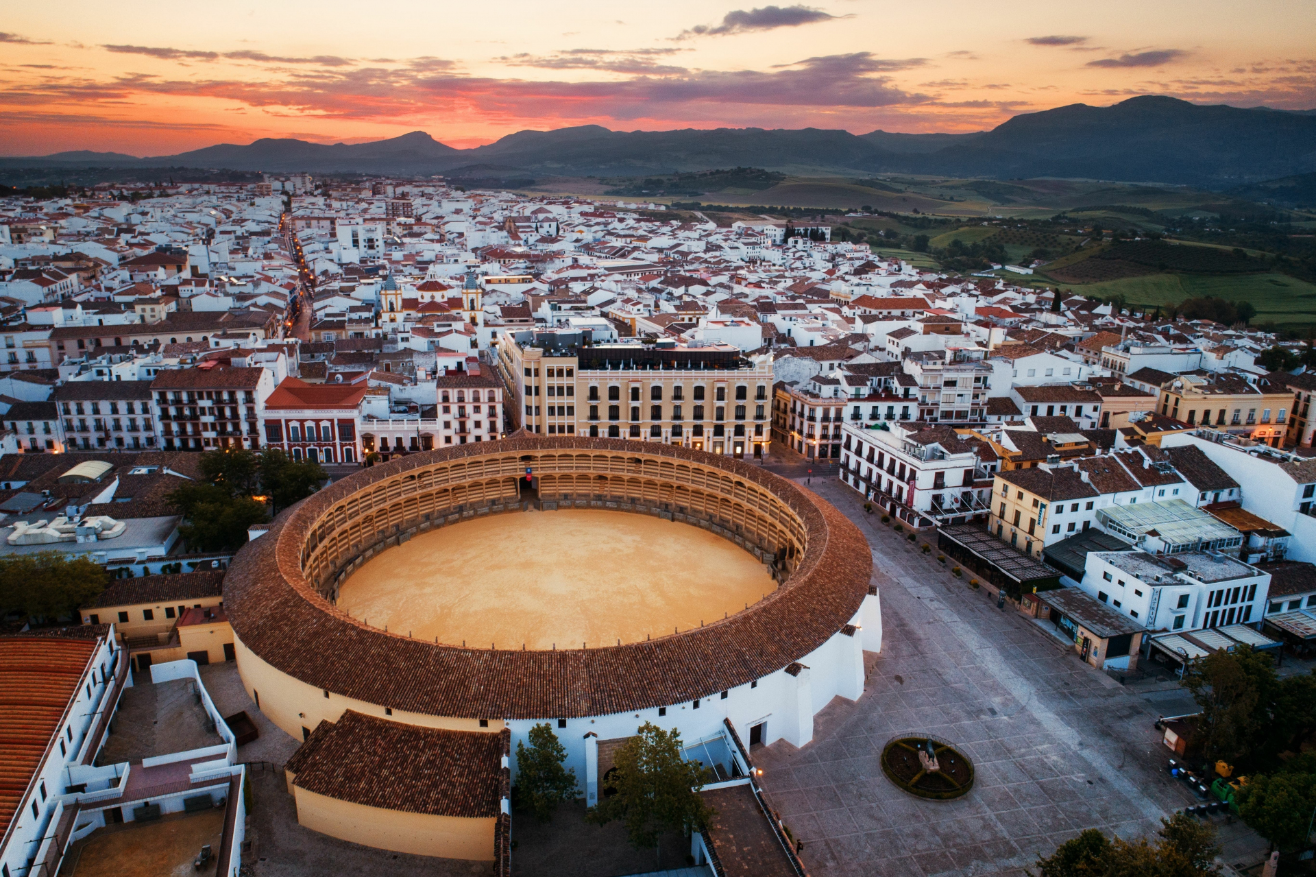 Arène à Ronda en Espagne