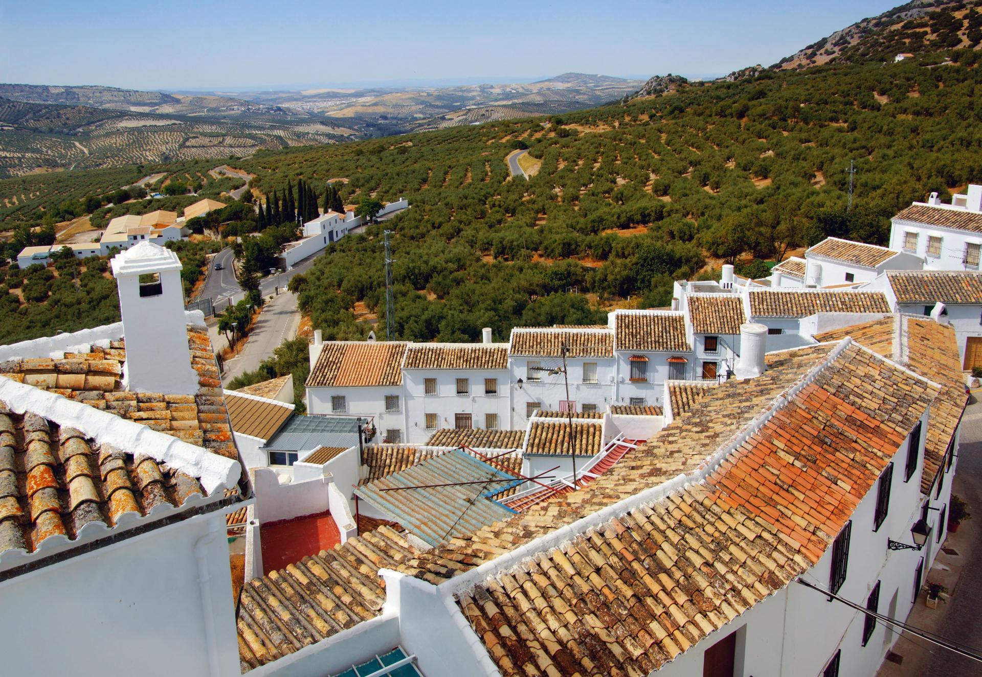 Paysage de Zuheros en Espagne